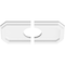 Ekena Millwork Emerald Architectural Grade PVC Ceiling Medallion, 12"W x 6"H x 3"ID x 4"C x 1"P, Two-Piece CMP12X6ED2-03000 - alternate 4